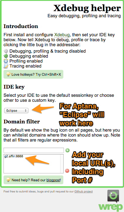 xdebug setup