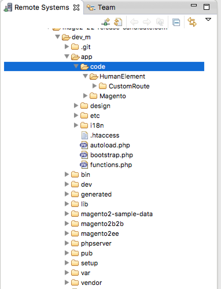 create custom routes - file system view of magento 2 module