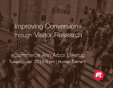 Improving conversions through visitor research meetup
