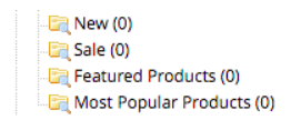 Categories with No Products